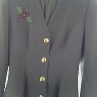 Completo Blazer Grigio tg 42 Bottoni color Oro