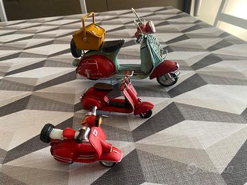 3 Modellini vespa d’arredo