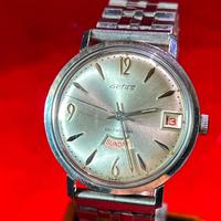Elgin Octus Daydate vintage automatico scritte red