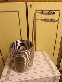 Serpentina raffreddamento mosto c/attacchi inox