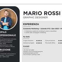 CV Professionale - Curriculum Ottimizzato per Azie
