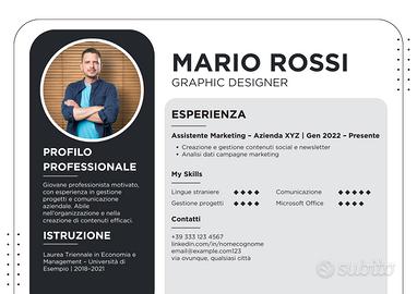 CV Professionale - Curriculum Ottimizzato per Azie