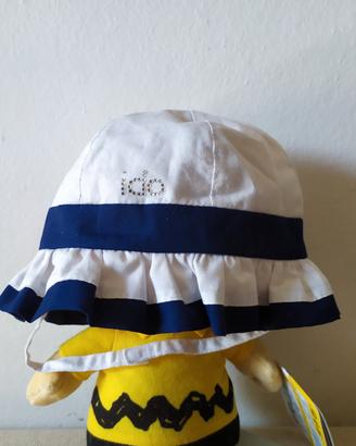 Cappellino sole neonata iDo 6-9 mesi