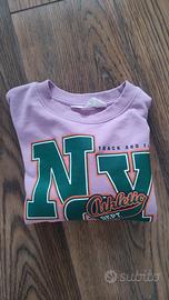Felpa ragazza 12/14 HM.color lilla.