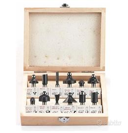 Einhell Set Frese Punte Fresatrice Verticale 12 pz