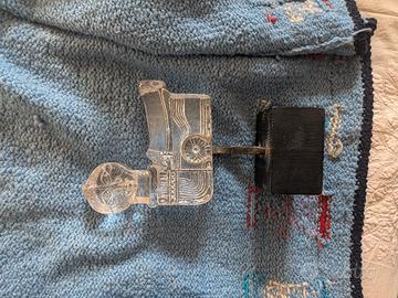 BERTIL VALLIEN. Sculpture, glass/forging,