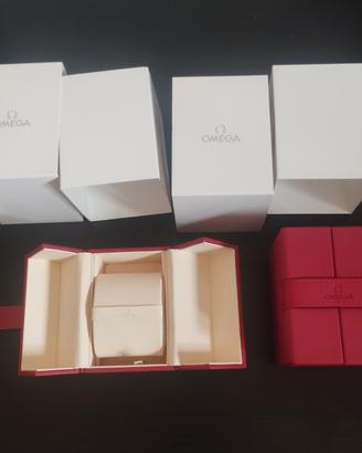 3 scatole orologio omega