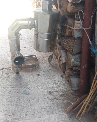 togliere fumo per stufa a pellet