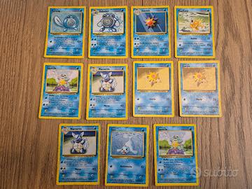 carte pokemon set base energia acqua