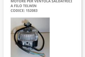 Motore per ventola saldatrice 