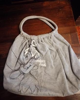 Borsa sacca Disney - Tinker Bell (Trilli) - Grigio