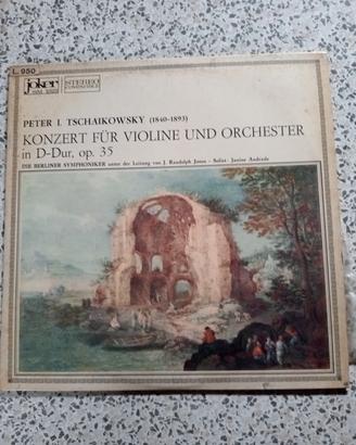 vinile tschaikowsky concerto D-DUR OP 35