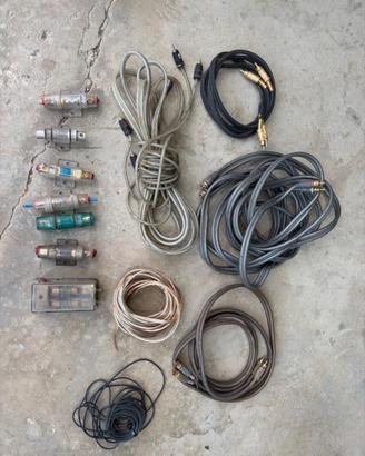 Materiale impianto audio