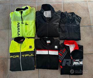 Set Giacche maniche lunghe inverno ciclismo