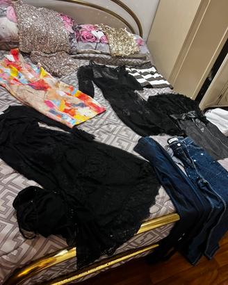 Vestiti eleganti x cerimonia in pizzo e luminosi