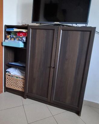 Mobile basso Billy Oxberg rovere scuro