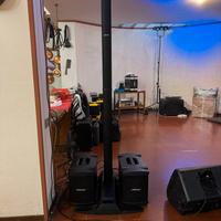 Bose L1 model 2, doppio subwoofer B1,