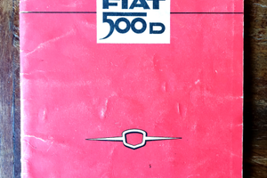 Uso e Manutenzione FIAT 500 D Originale Manuale