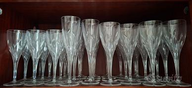 Calici Cristallo servizio completo 36 calici elega