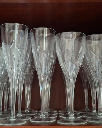 Calici Cristallo eleganti servizio completo 36pz