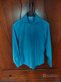 Camicia Calvin Klein azzurra uomo-Taglia S (14 ½)
