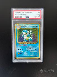1996 POKEMON SET Japanese #9 Blastoise-HOLO PSA 9