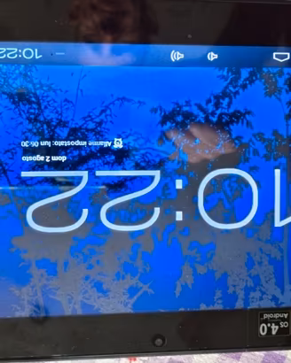 Tablet con alimentatore