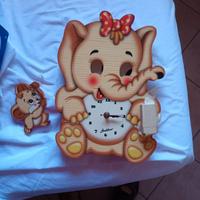 orologio per camera bambini da muro bartolucci