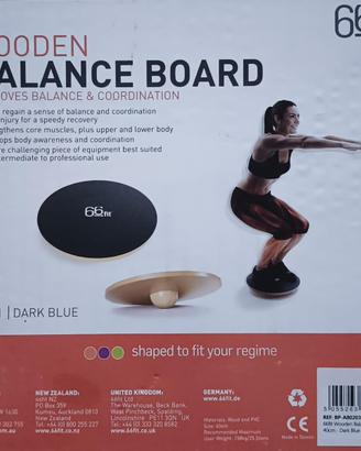 Tavola Equilibrio Legno 66fit 40cm Blu