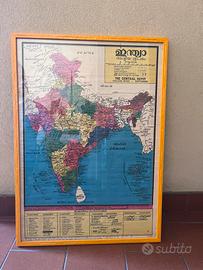 Quadro mappa India
