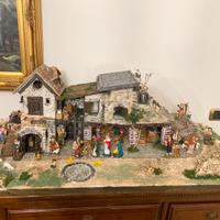 Presepe artigianale illuminato
