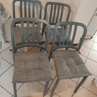 sedie nuove plastica 