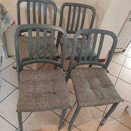 sedie nuove plastica 