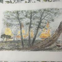 Michele cascella litografia 