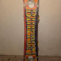 tavola snowboard burton con attacchi union