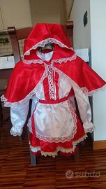Vestito carnevale  Cappuccetto rosso