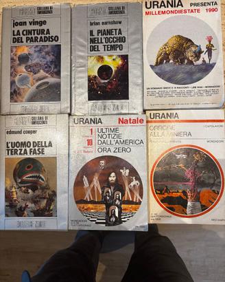 6 libri fantascienza vintage – Cosmo e Urania