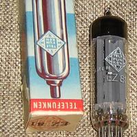 1 TUBE TELEFUNKEN GERMANY EZ81 NUOVO NOS CON BOX