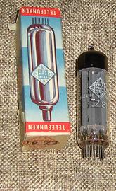 1 TUBE TELEFUNKEN GERMANY EZ81 NUOVO NOS CON BOX