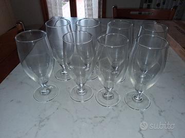 8 bicchieri calici