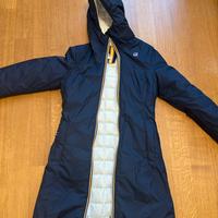 Piumino lungo K-Way doubleface