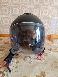 Casco Astone Minijet, taglia L, nero