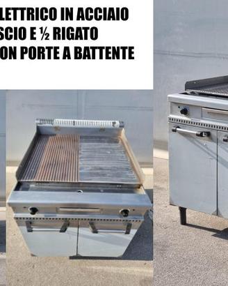 FRY TOP ELETTRICO IN ACCIAIO INOX