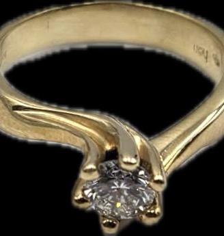 SOLITARIO ORO DIAMANTE 0.72 carati