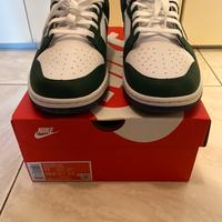 Nike dunk low bianco verde