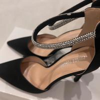 Décolleté nero tacco 10