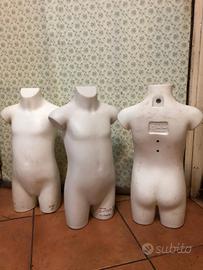 manichino bimbo n.3 €10 al pezzo.roma eur