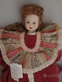 6 bambole in porcellana vintage - nuove