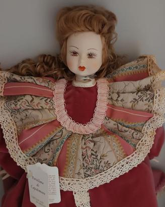 6 bambole in porcellana vintage - nuove