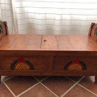 Panca cassapanca etnica